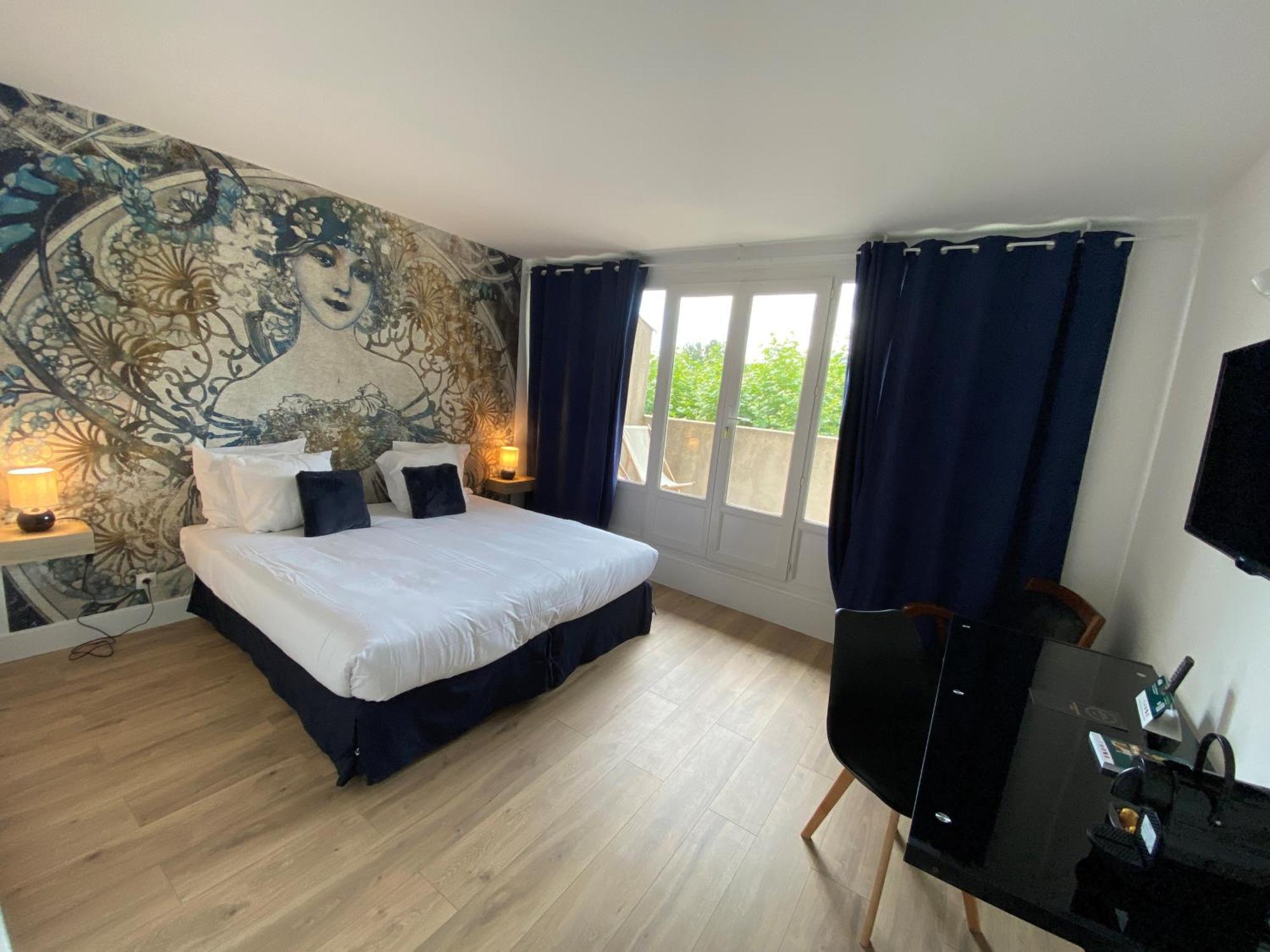 Logis Hotel Medieval, Montelimar Nord Rochemaure Bagian luar foto